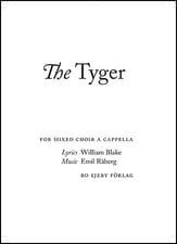 The Tyger SATB choral sheet music cover